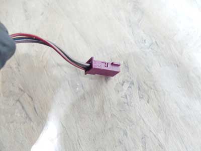 BMW 3 Pole 3 Wire Dark Magenta Connector Plug w/ Pigtail 83770704